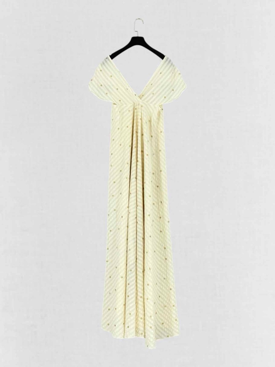 Pre - loved ZADIG & VOLTAIRE Cream Size Medium Midi Dress at Reems Closet