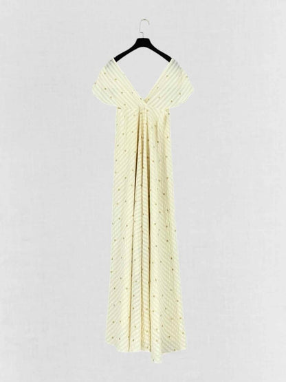 Pre - loved ZADIG & VOLTAIRE Cream Size Medium Midi Dress at Reems Closet