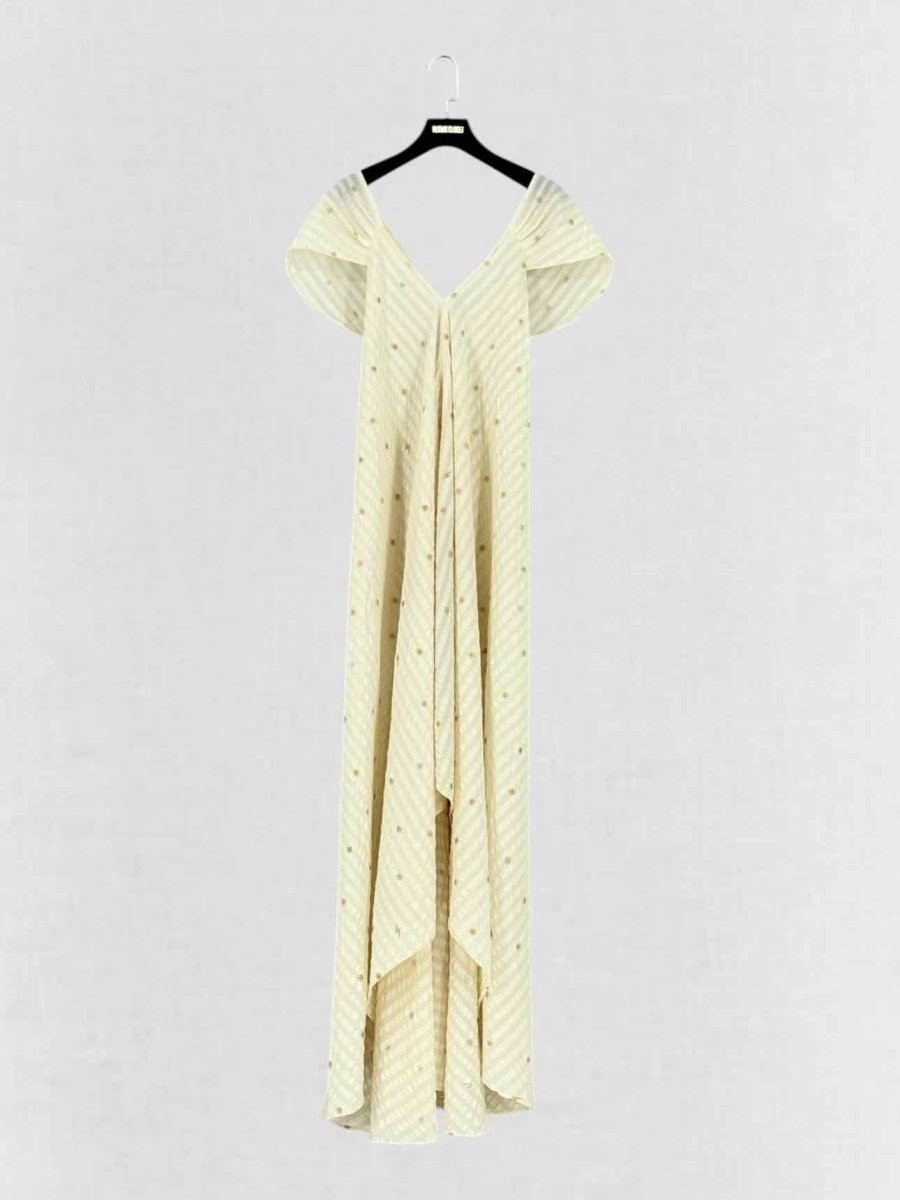 Pre - loved ZADIG & VOLTAIRE Cream Size Medium Midi Dress at Reems Closet