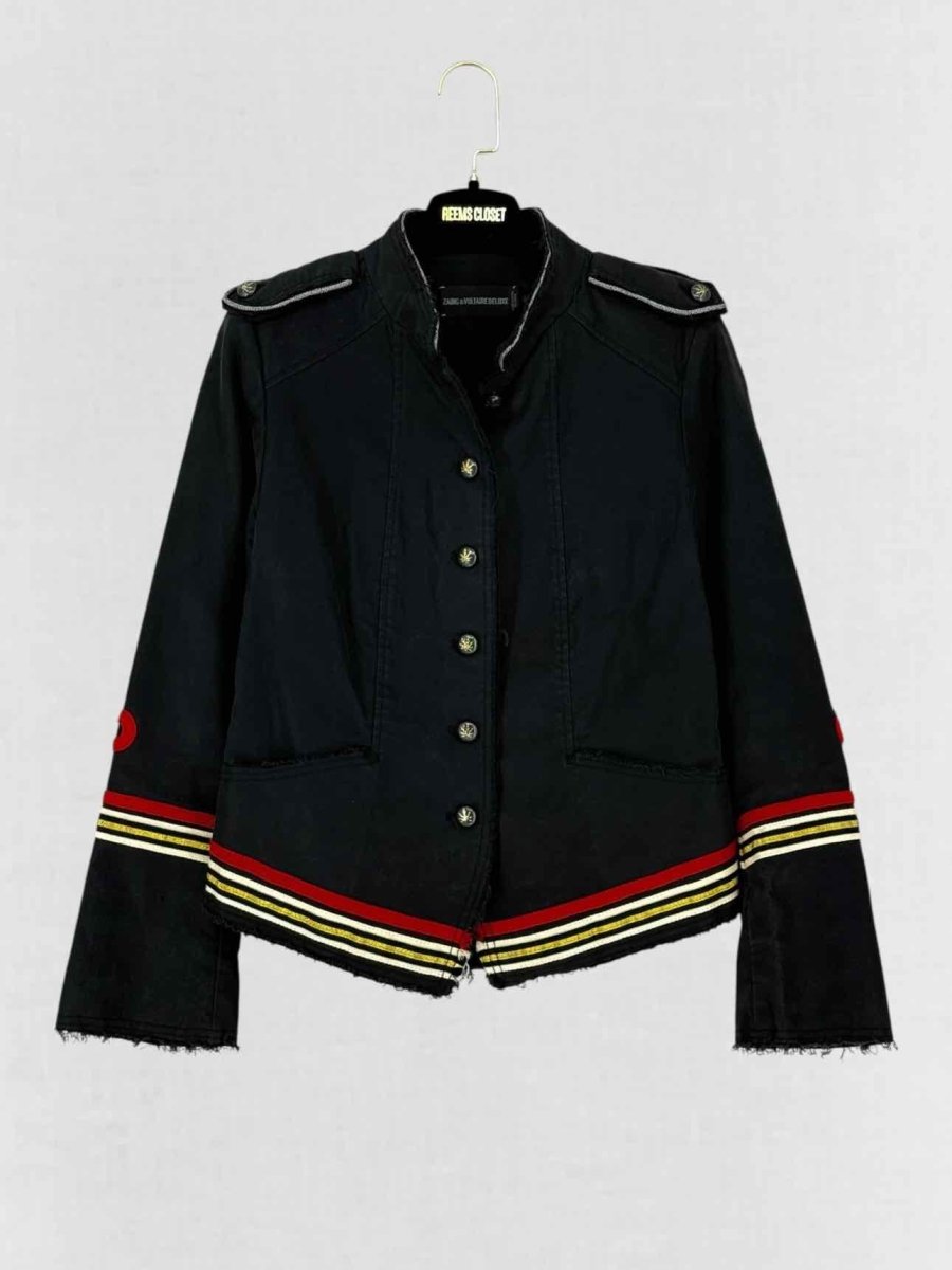Pre - loved ZADIG & VOLTAIRE DELUXE Size Medium Jacket at Reems Closet
