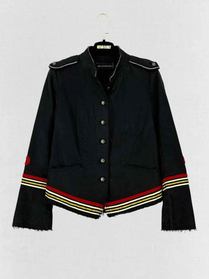 Pre - loved ZADIG & VOLTAIRE DELUXE Size Medium Jacket at Reems Closet