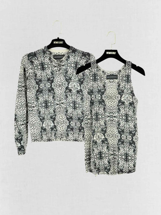 Pre - loved ZADIG & VOLTAIRE DELUXE Size XSmall 2 PC Top at Reems Closet