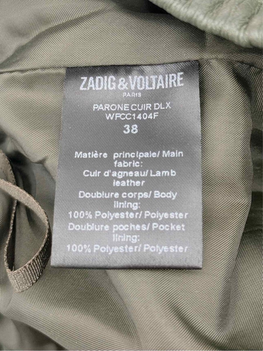 Pre - loved ZADIG & VOLTAIRE Khaki Size 27 Pants at Reems Closet