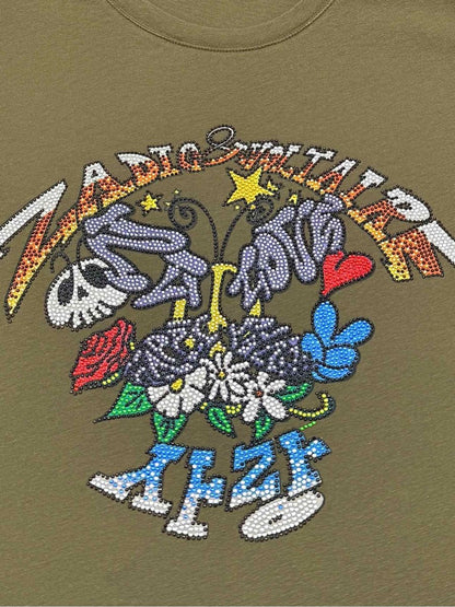 Pre - loved ZADIG & VOLTAIRE Khaki Size Large T-shirt at Reems Closet