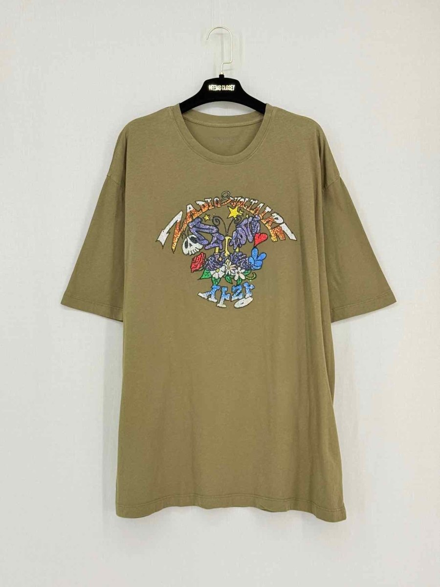 Pre - loved ZADIG & VOLTAIRE Khaki Size Large T-shirt at Reems Closet