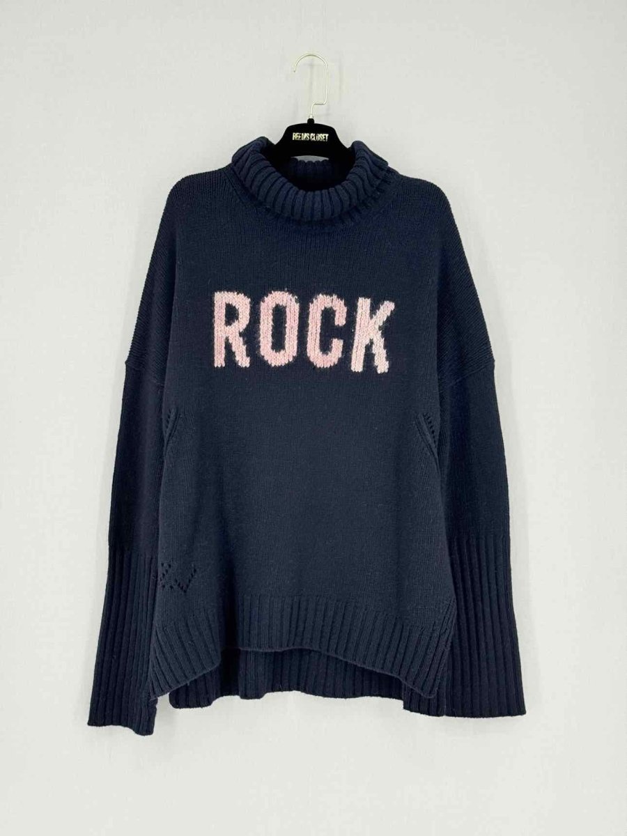 Pre - loved ZADIG & VOLTAIRE Navy Size Large Jumper at Reems Closet
