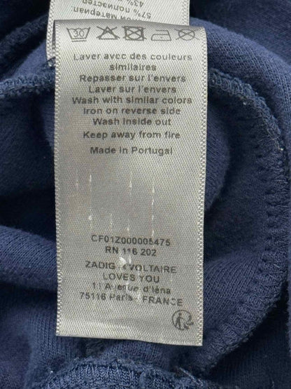 Pre - loved ZADIG & VOLTAIRE Navy Size Large Pants at Reems Closet