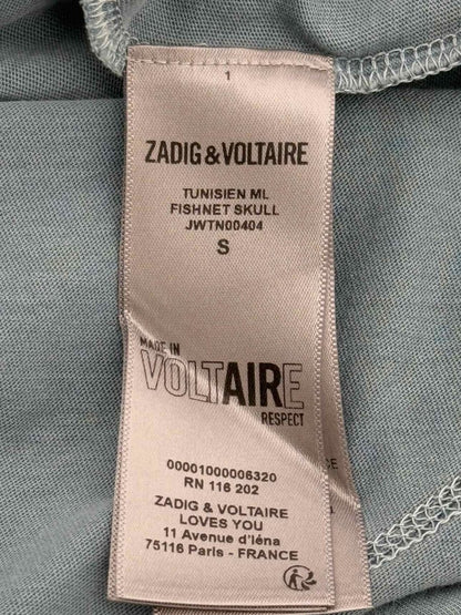 Pre - loved ZADIG & VOLTAIRE Pale Blue Size Small Top at Reems Closet