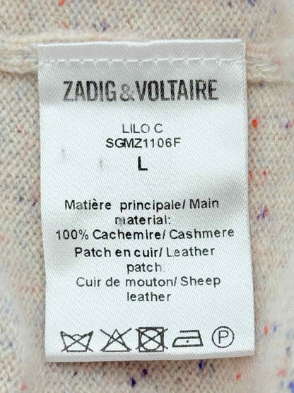 Pre - loved ZADIG & VOLTAIRE Pink Multicolor Size Large Jumper at Reems Closet