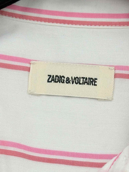 Pre - loved ZADIG & VOLTAIRE Pink Size XSmall Shirt at Reems Closet