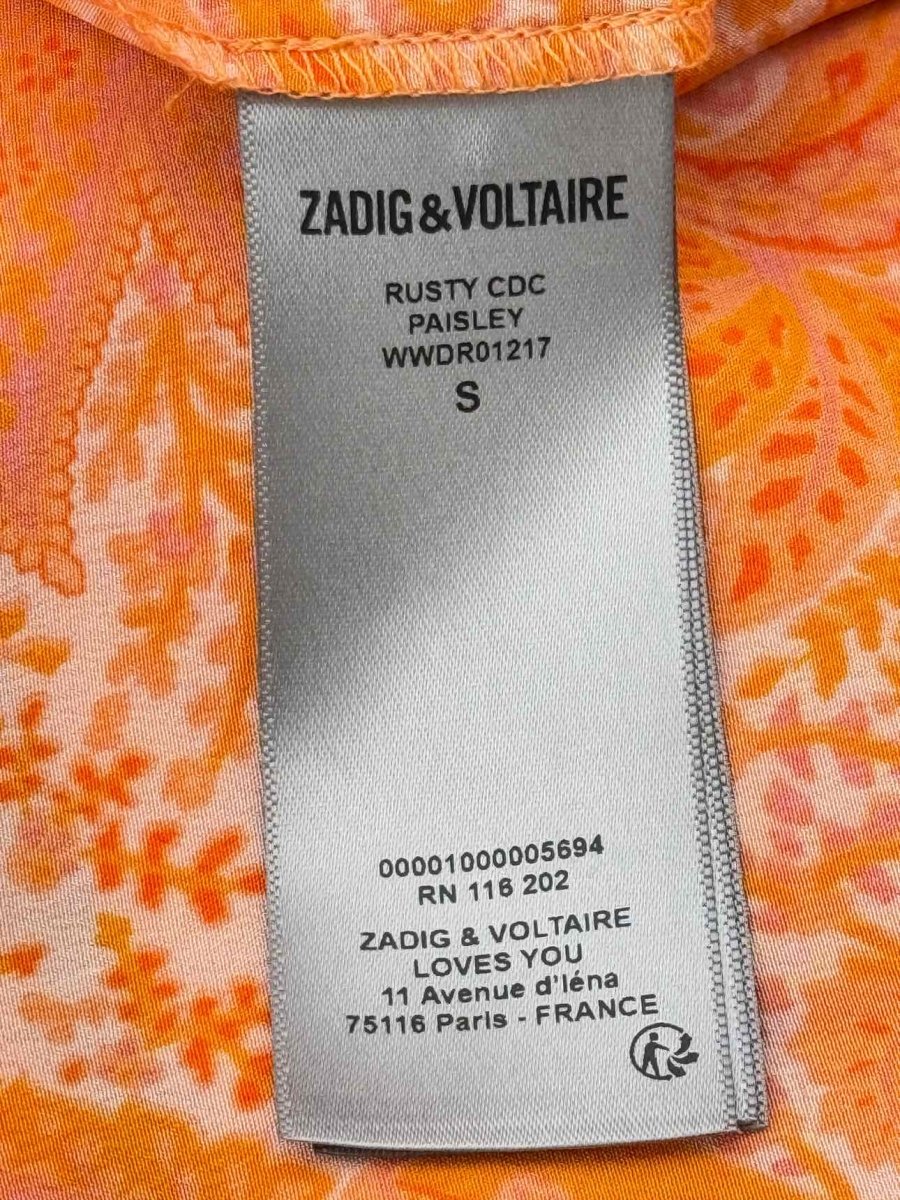 Pre - loved ZADIG & VOLTAIRE Size Small Knee Length Dress at Reems Closet