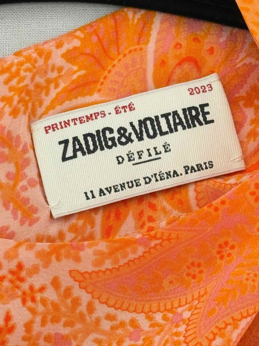 Pre - loved ZADIG & VOLTAIRE Size Small Knee Length Dress at Reems Closet