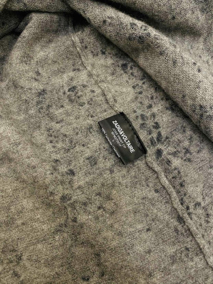 Pre - loved ZADIG & VOLTAIRE Sleeveless Grey Printed Size Large Top at Reems Closet