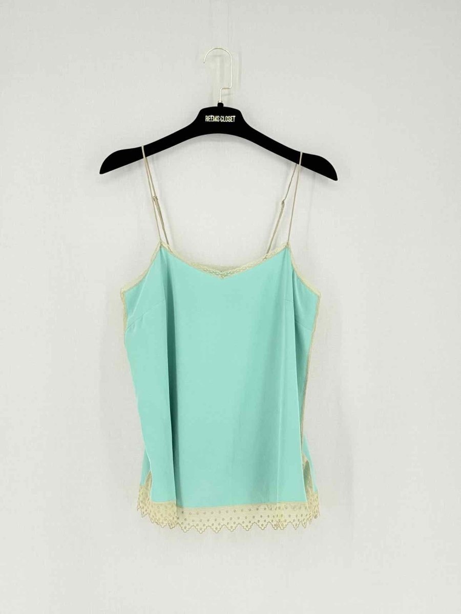 Pre - loved ZADIG & VOLTAIRE Turquoise Size Small Camisole at Reems Closet