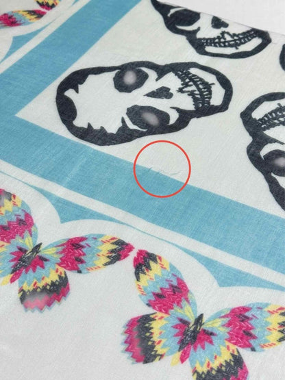 Pre - loved ZADIG & VOLTAIRE White Multicolor Scarf at Reems Closet