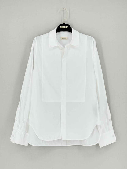 Pre - loved ZADIG & VOLTAIRE White Size Large Shirt at Reems Closet