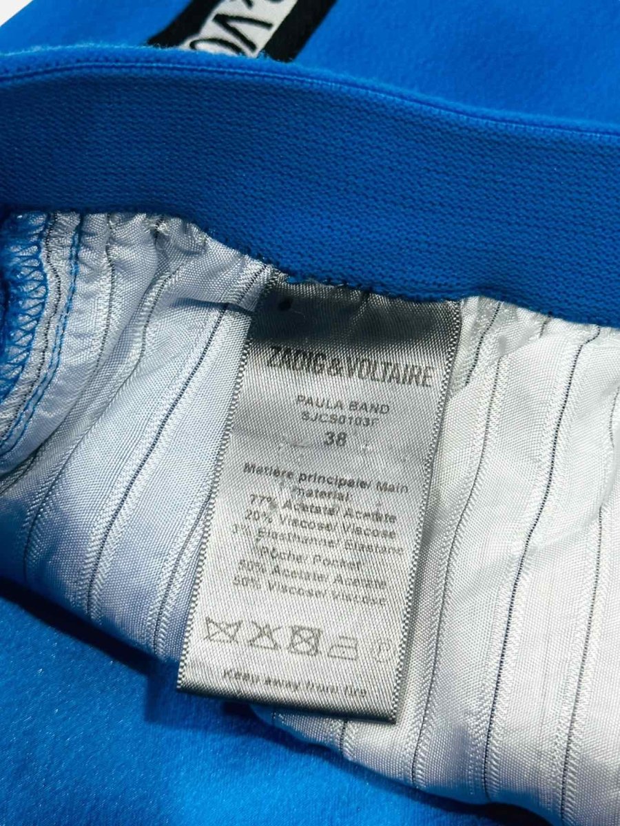 Pre - loved ZADIG&VOLTAIRE Royal Blue Pants at Reems Closet