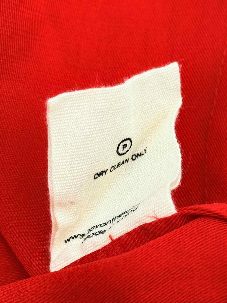 Pre - loved ZAYAN THE LABEL Red & Pink Size US 6 Midi Dress at Reems Closet