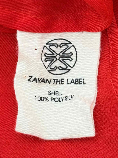 Pre - loved ZAYAN THE LABEL Red & Pink Size US 6 Midi Dress at Reems Closet