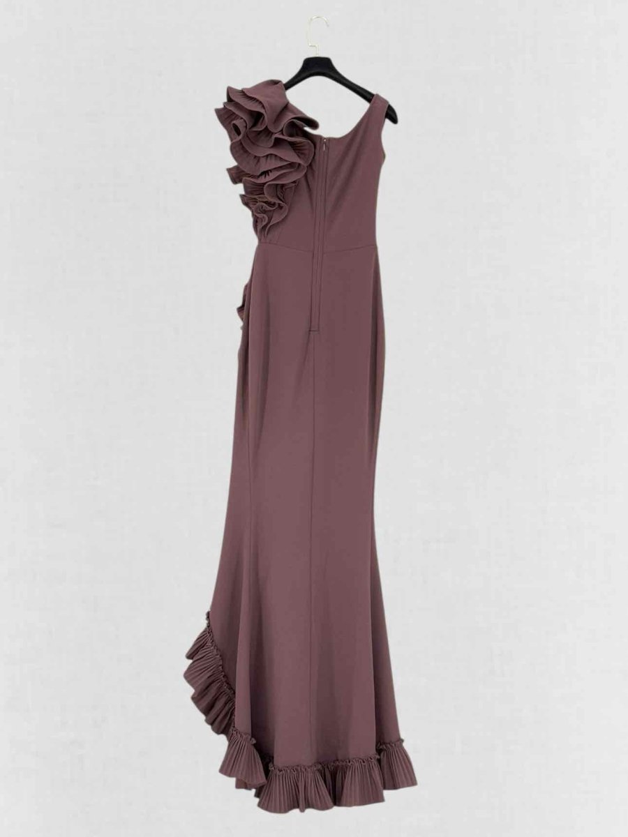 Pre - loved ZEENA ZAKI Old Rose Size Medium Long Dress at Reems Closet