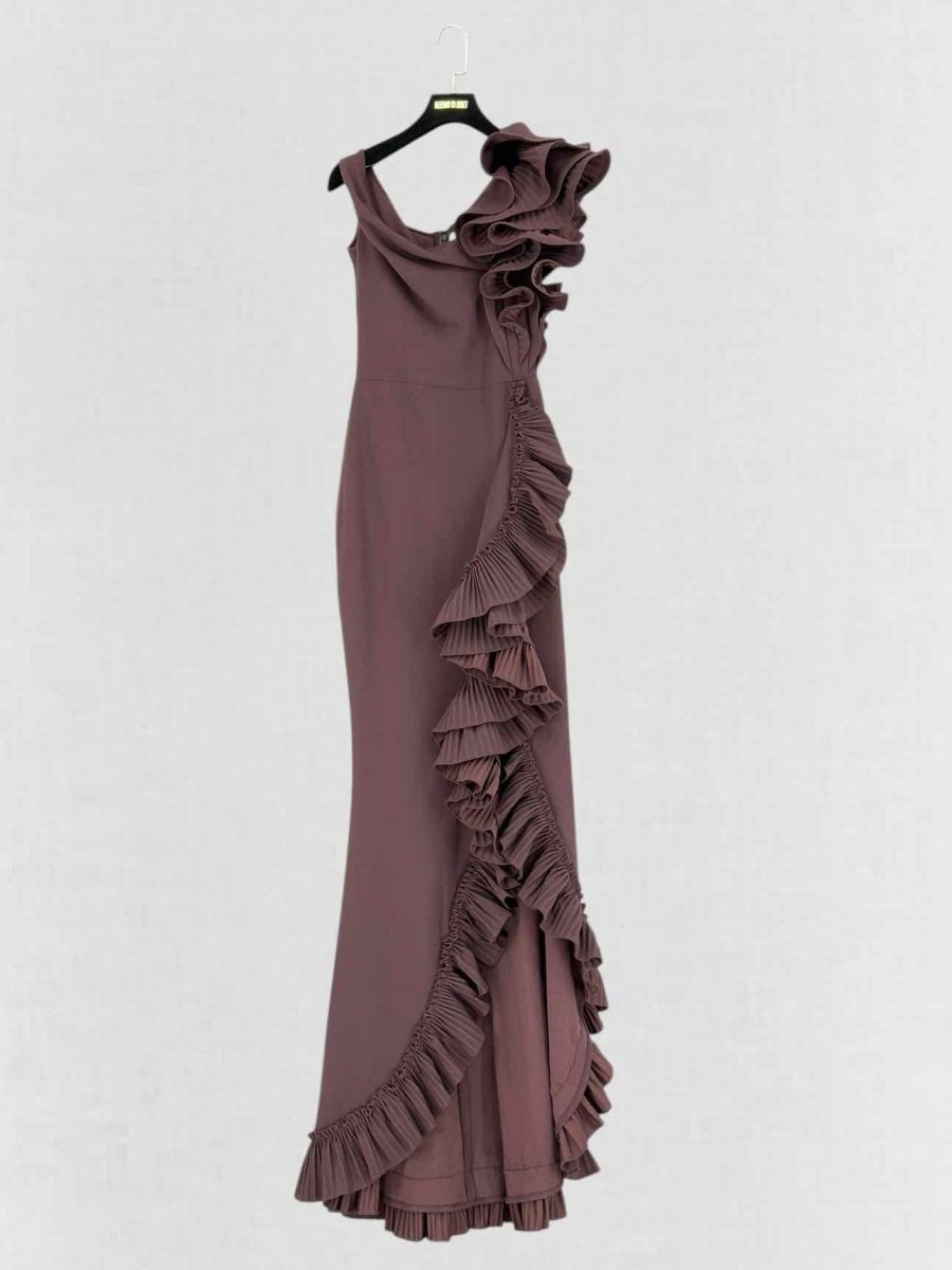Pre - loved ZEENA ZAKI Old Rose Size Medium Long Dress at Reems Closet