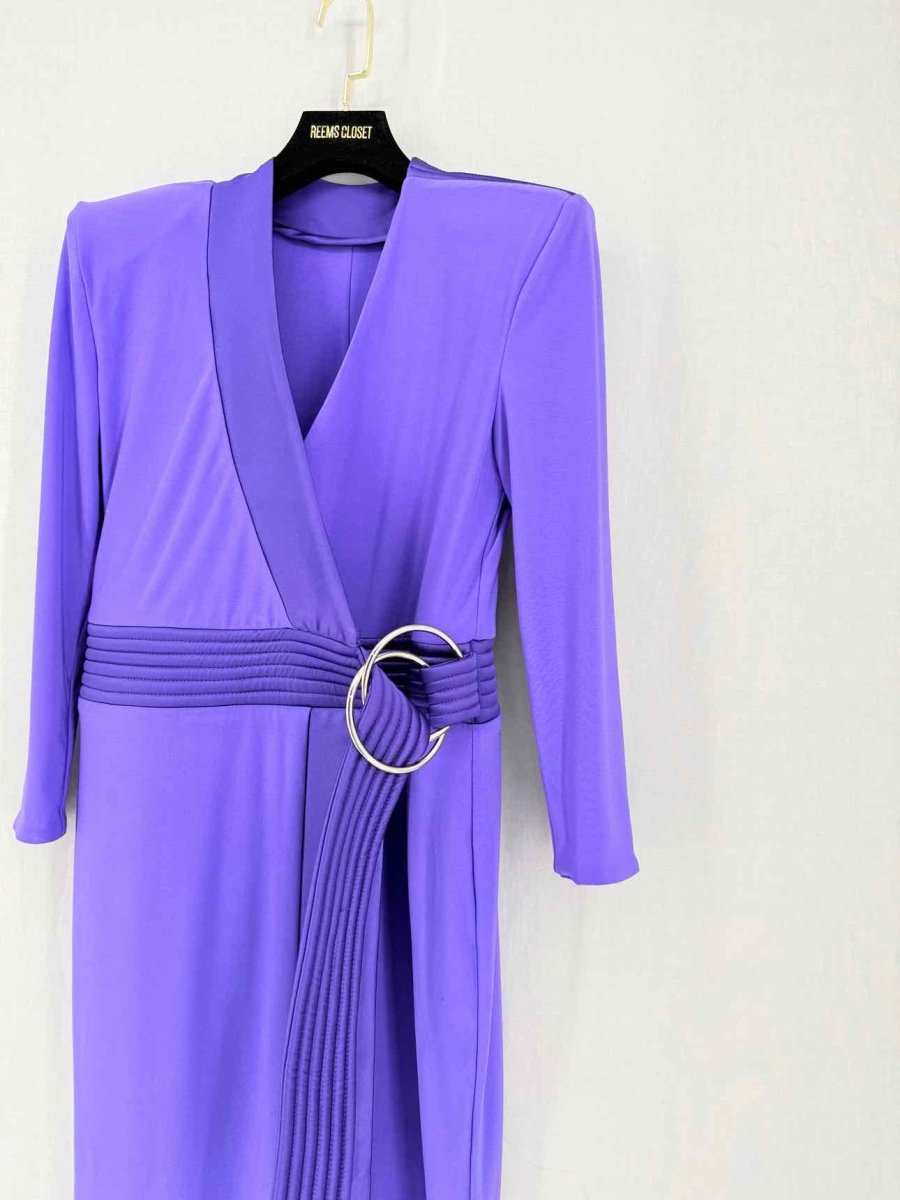Pre-loved ZHIVAGO Essex Purple Size US 6 Knee Length Dress at Reems Closet