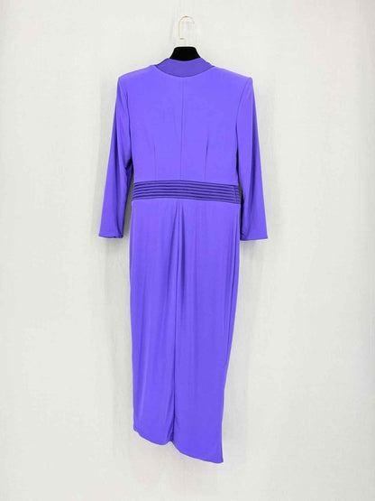Pre-loved ZHIVAGO Essex Purple Size US 6 Knee Length Dress at Reems Closet