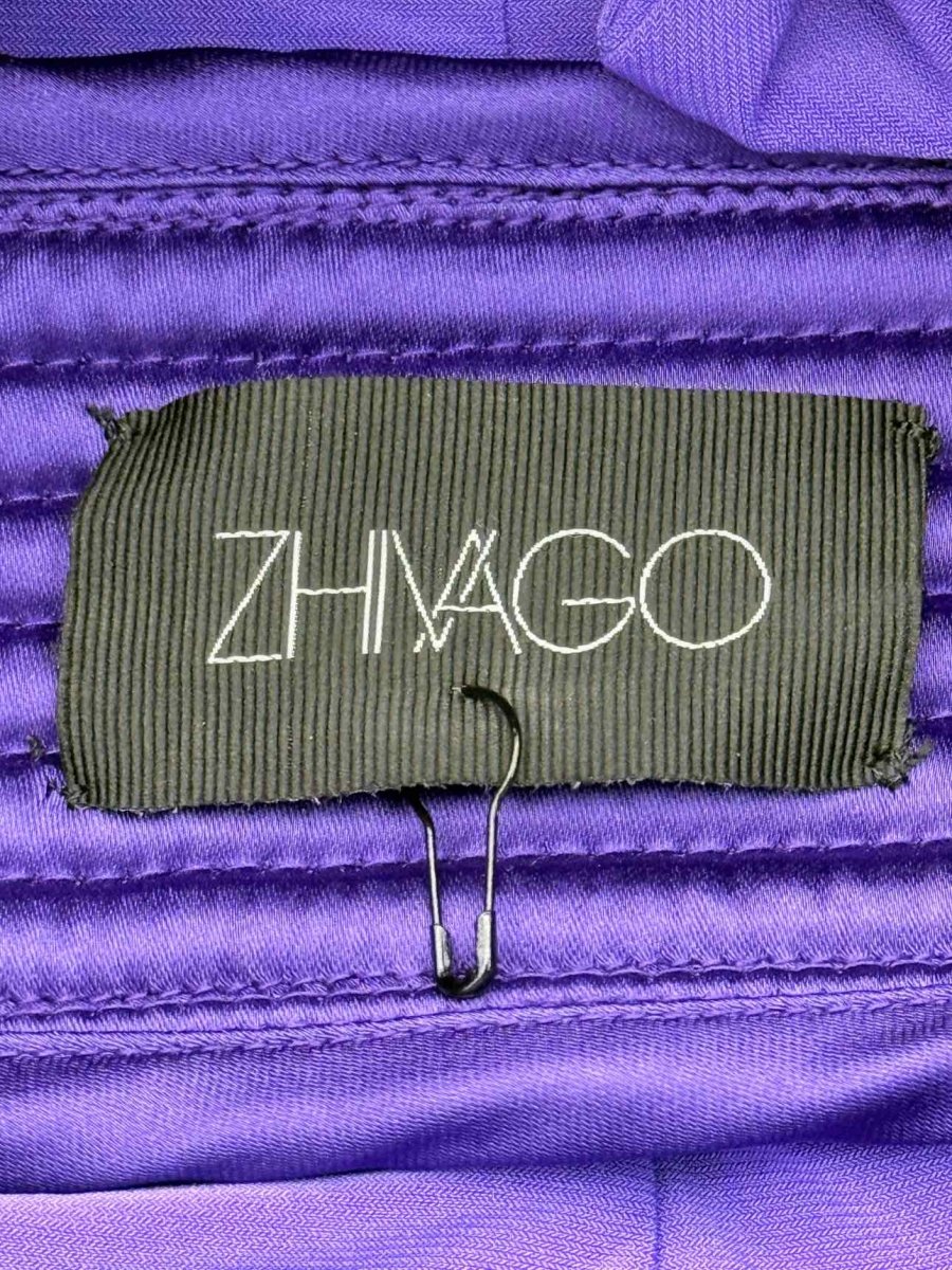 Pre-loved ZHIVAGO Essex Purple Size US 6 Knee Length Dress at Reems Closet