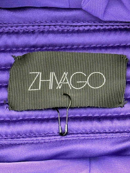 Pre-loved ZHIVAGO Essex Purple Size US 6 Knee Length Dress at Reems Closet