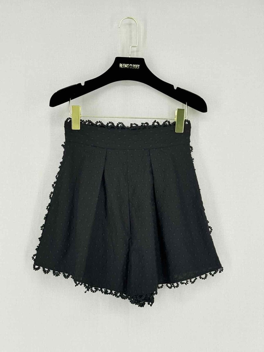 Pre - loved ZIMMERMANN Alia Black Ruffled Size US 0 Outfit Set at Reems Closet