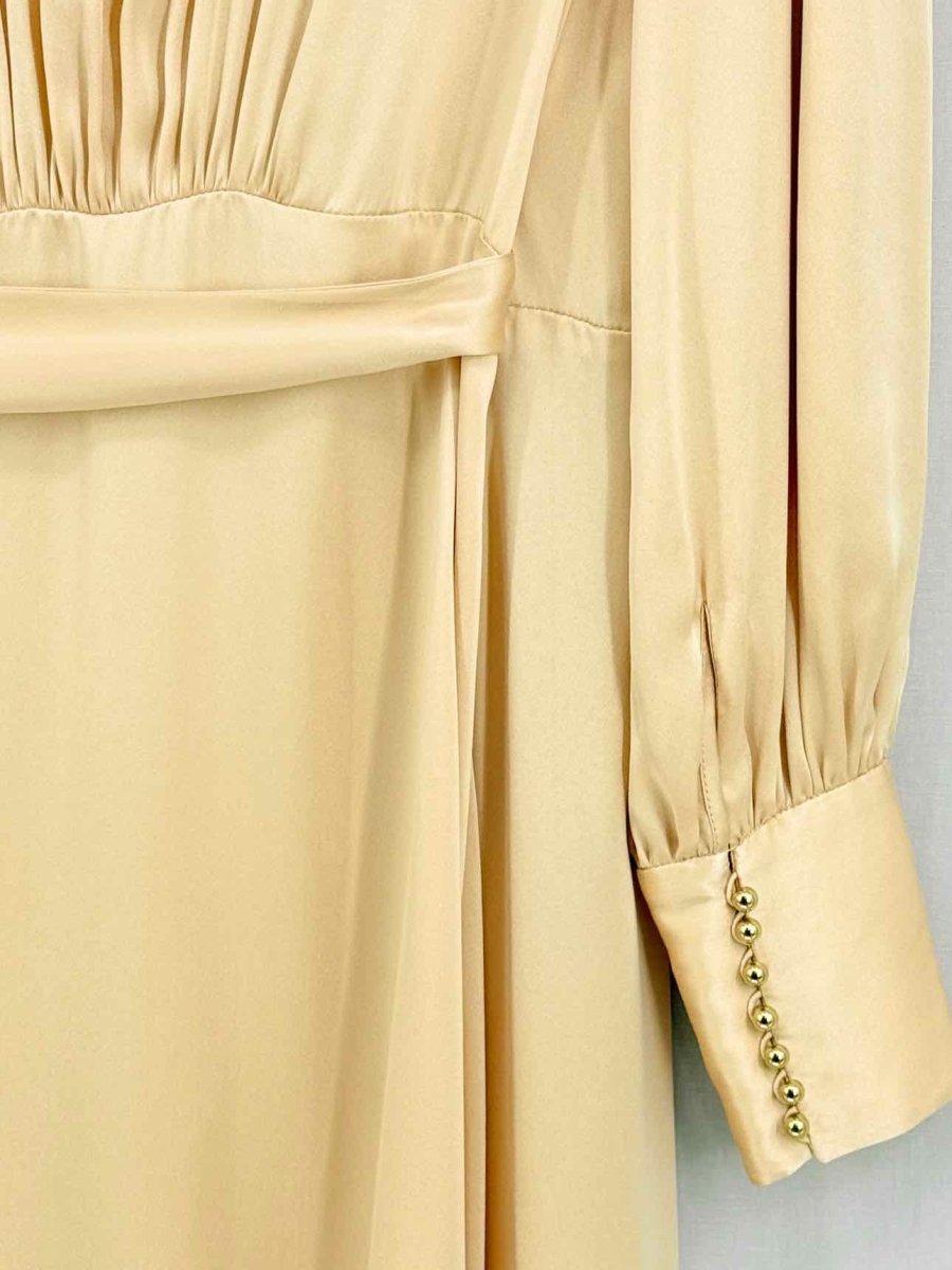 Pre - loved ZIMMERMANN Beige Size US 4 Knee Length Dress at Reems Closet