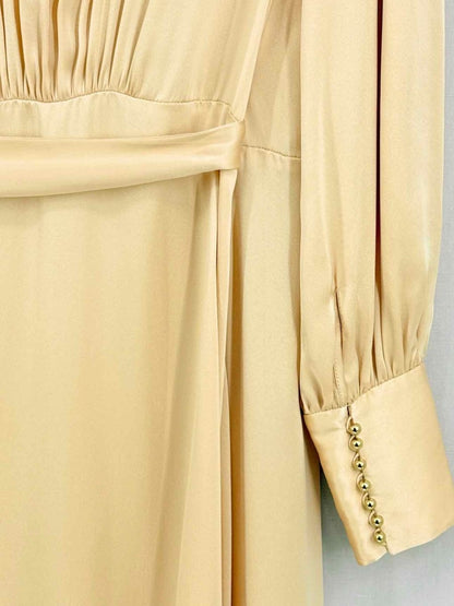 Pre - loved ZIMMERMANN Beige Size US 4 Knee Length Dress at Reems Closet