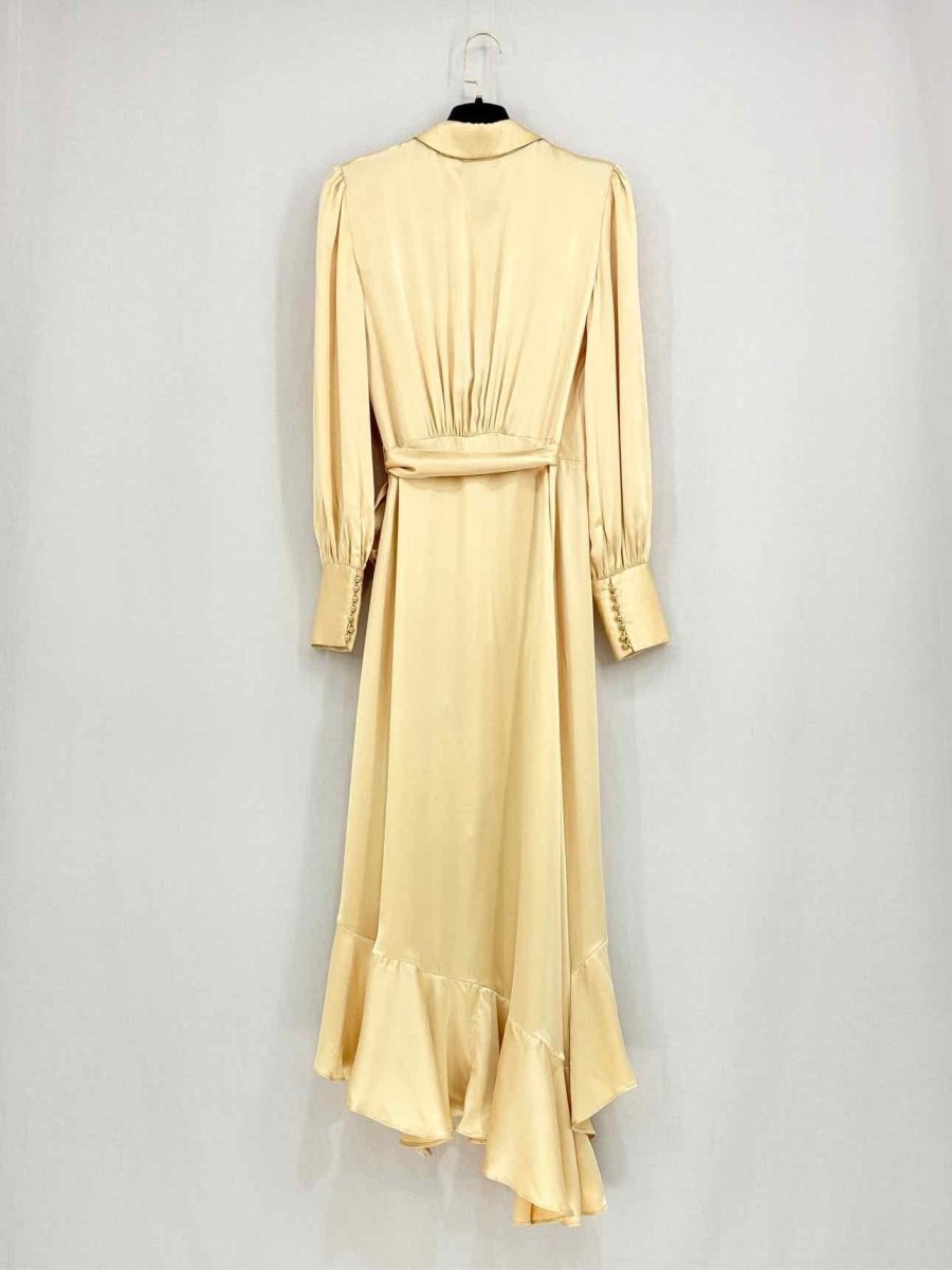 Pre - loved ZIMMERMANN Beige Size US 4 Knee Length Dress at Reems Closet