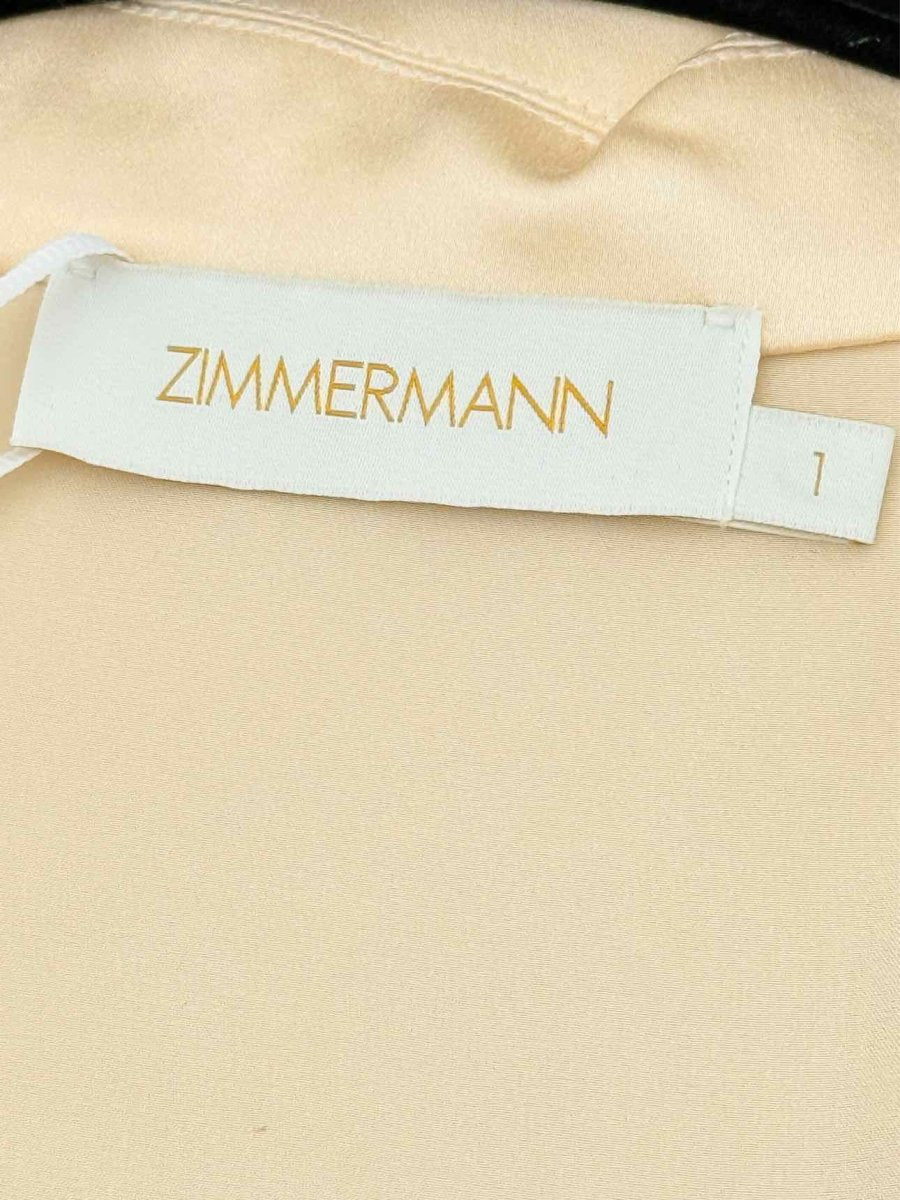 Pre - loved ZIMMERMANN Beige Size US 6 Blouse at Reems Closet