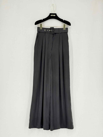 Pre - loved ZIMMERMANN Black Pleated Size US 0 Pants at Reems Closet