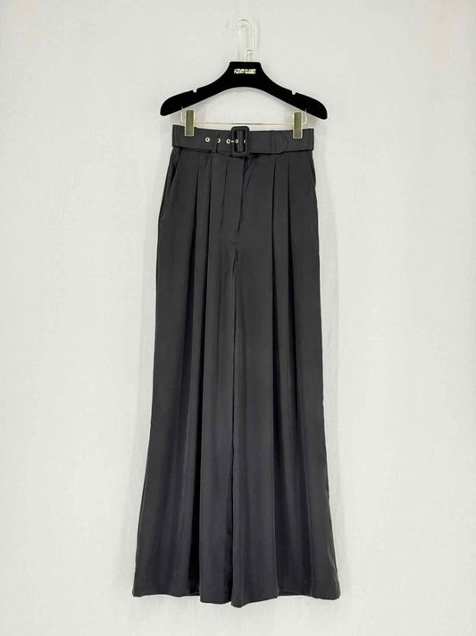 Pre - loved ZIMMERMANN Black Pleated Size US 0 Pants at Reems Closet