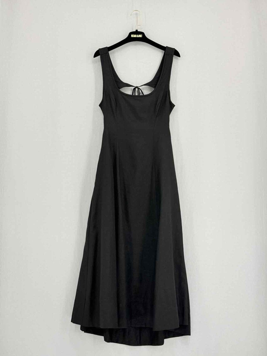 Pre - loved ZIMMERMANN Black Size US 10 Midi Dress at Reems Closet