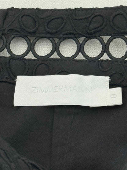 Pre - loved ZIMMERMANN Black Wave Size Small Outfit Set at Reems Closet
