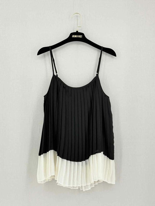 Pre-loved ZIMMERMANN Black & White Size Medium Camisole at Reems Closet