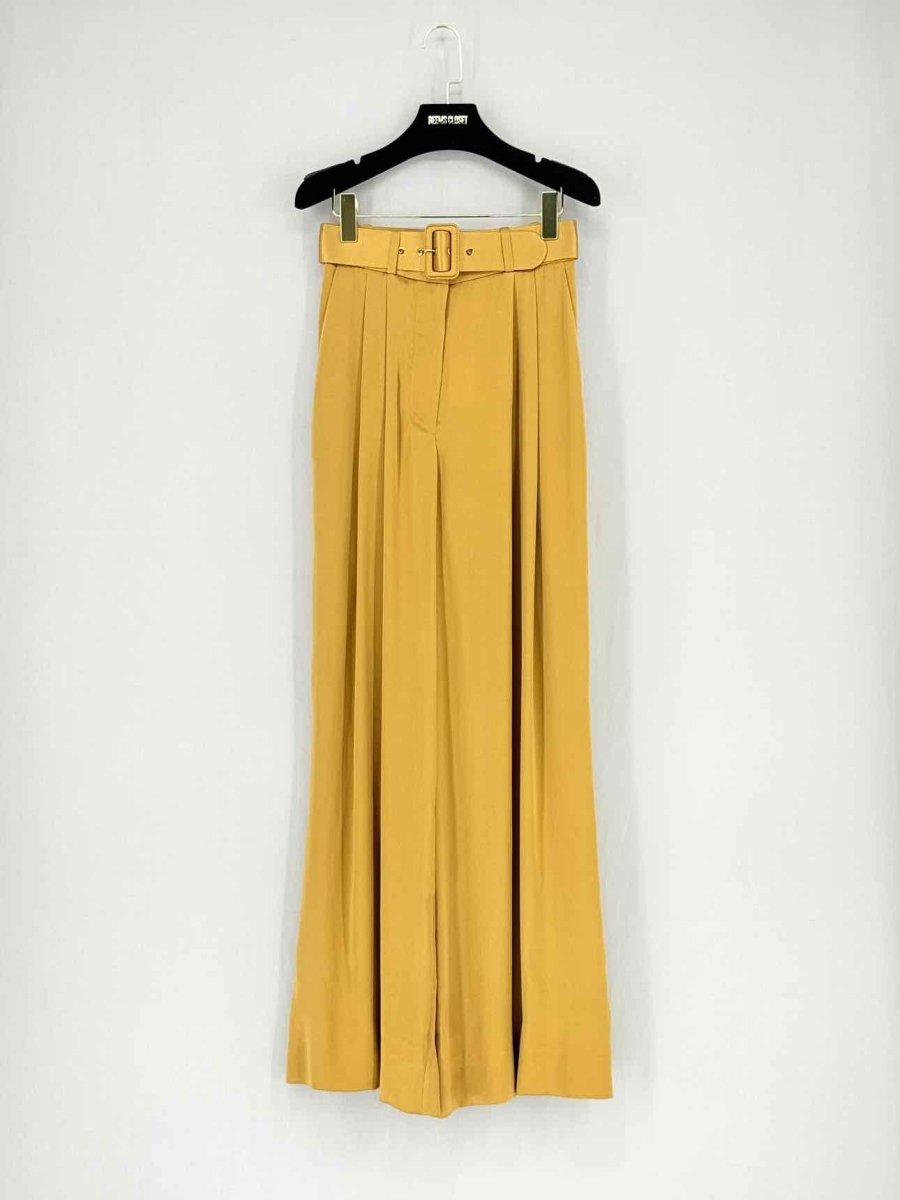 Pre - loved ZIMMERMANN Corset Mustard Size US 2 Outfit Set at Reems Closet