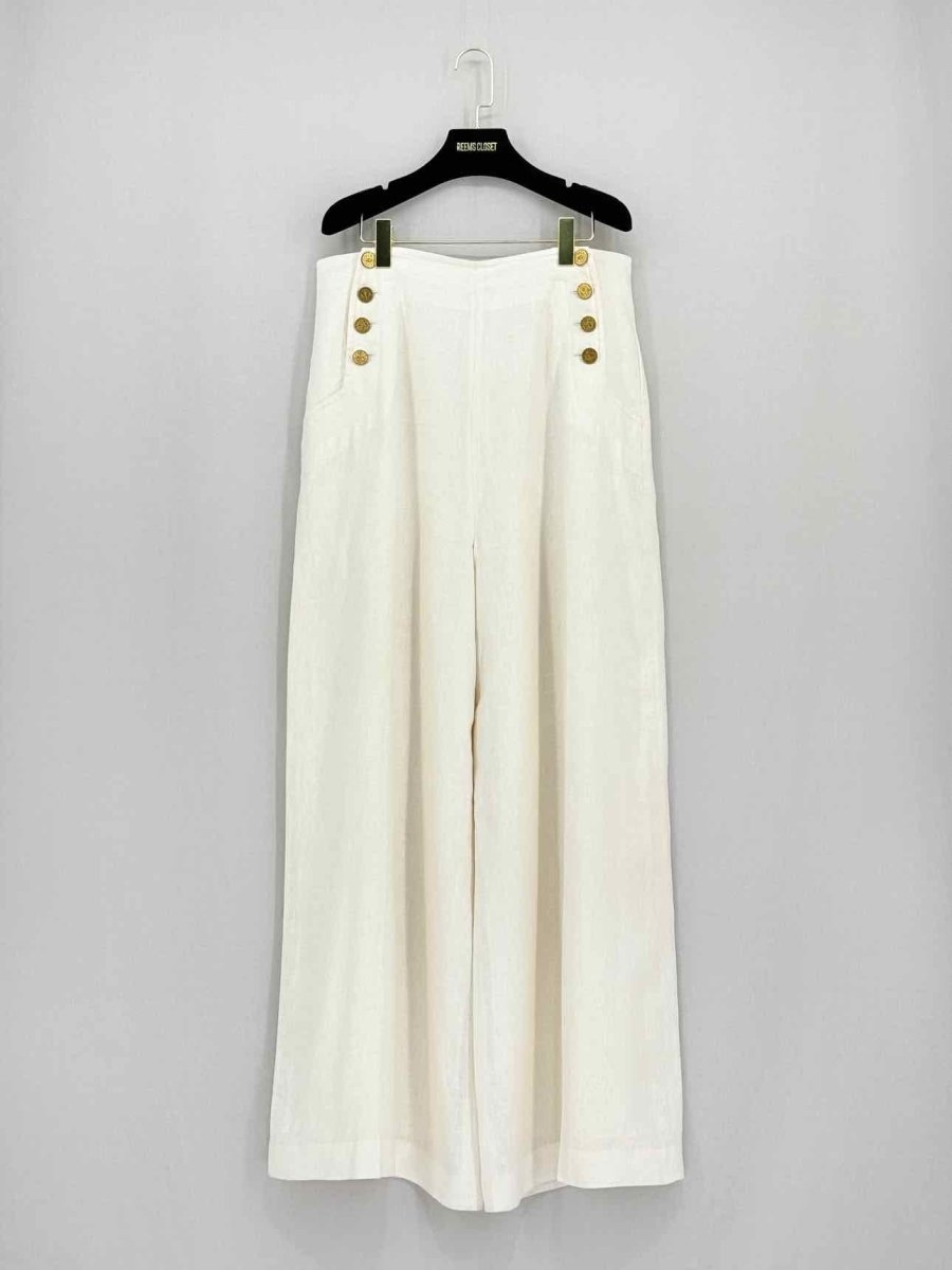 Pre - loved ZIMMERMANN Cream Size US 10 Pants at Reems Closet