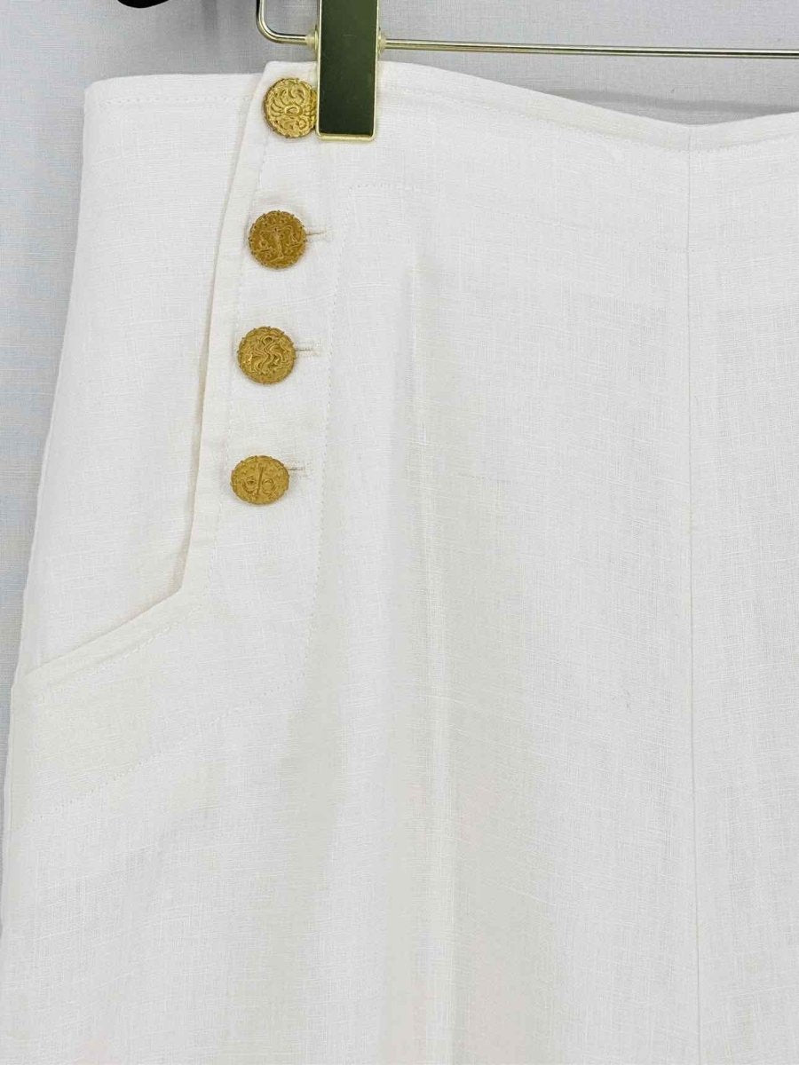 Pre - loved ZIMMERMANN Cream Size US 10 Pants at Reems Closet