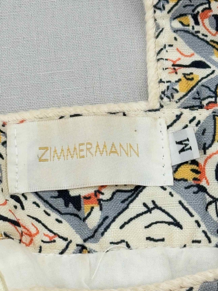 Pre - loved ZIMMERMANN Edie Floral Size Medium Short Dress at Reems Closet