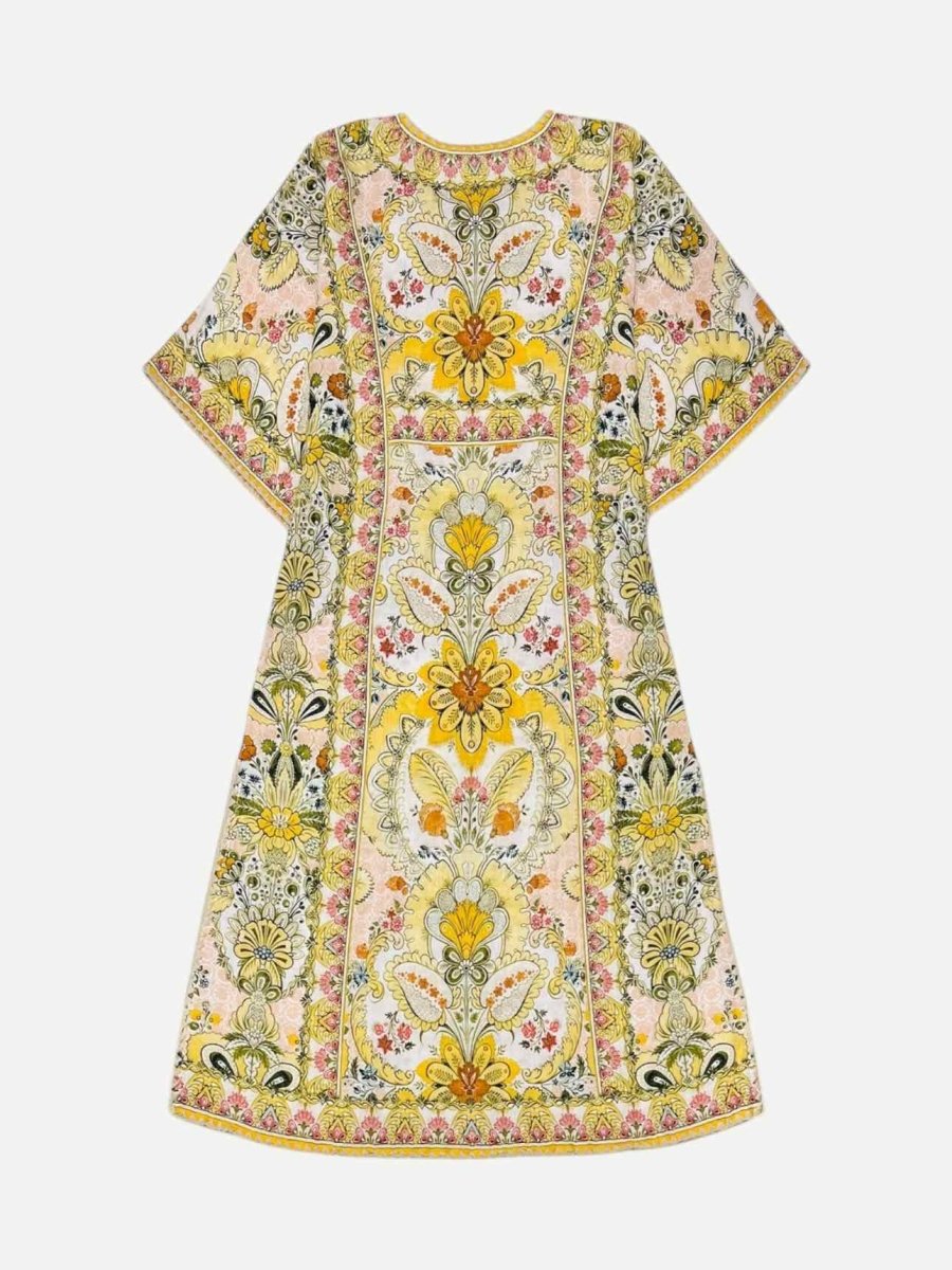 Pre - loved ZIMMERMANN Laurel Yellow Multicolor Long Dress at Reems Closet