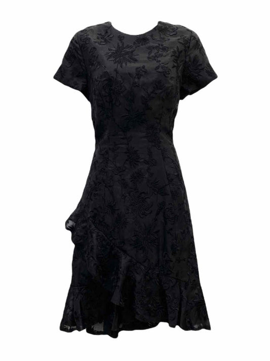 Pre - loved ZIMMERMANN Maple Sun Black Knee Length Dress US6 at Reems Closet