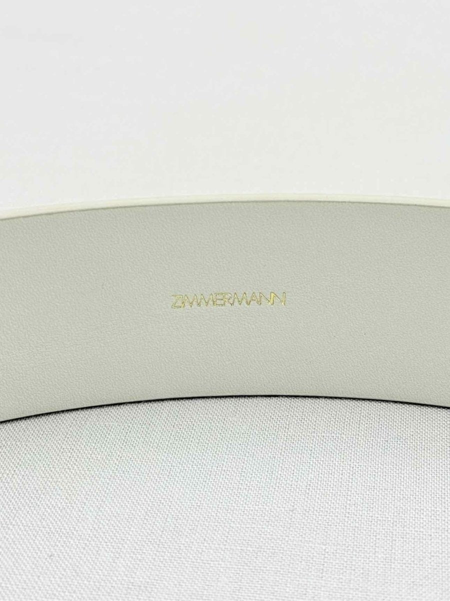 Pre - loved ZIMMERMANN Off - white Belt at Reems Closet