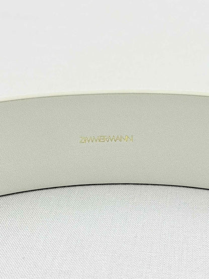 Pre - loved ZIMMERMANN Off - white Belt at Reems Closet