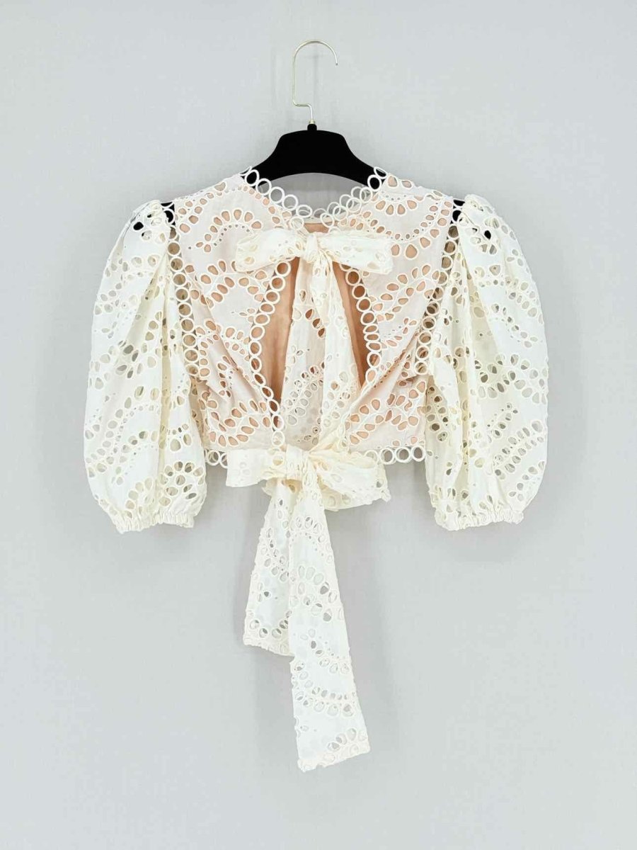 Pre - loved ZIMMERMANN Off - white Wave Size XSmall Outfit Set at Reems Closet