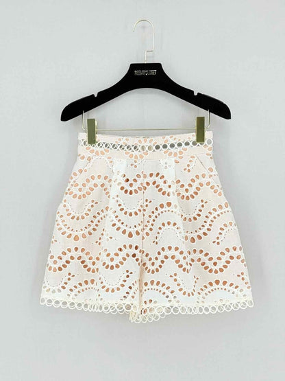 Pre - loved ZIMMERMANN Off - white Wave Size XSmall Outfit Set at Reems Closet