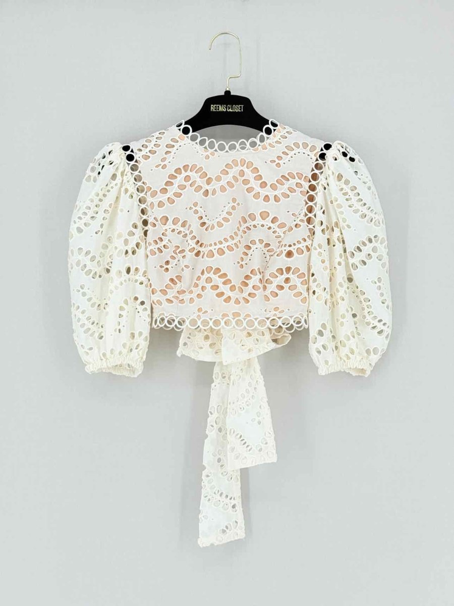 Pre - loved ZIMMERMANN Off - white Wave Size XSmall Outfit Set at Reems Closet